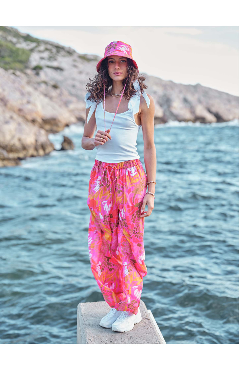 PANTALON CARLA FUCHSIA